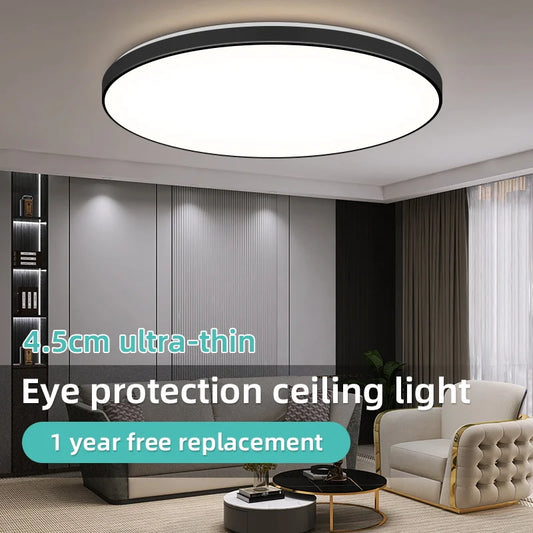 Round Led Ceiling Lights Lustre 85-265V Panel Led Lamp Waterproof Bathroom Indoor Lighting for Living Room Kitchen Ceiling Lamps