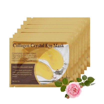 20Pcs=10Pairs Gold Collagen Crystal Eye Mask - Firming & Moisturizing