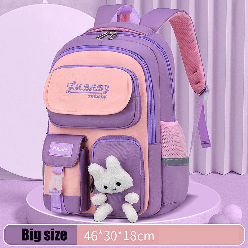 New Waterproof School Bags For Girls Boys Kids Backpack Primary School Backpacks Orthopedic Backpack Schoolbag Mochila Infantil