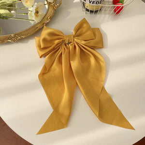 Trendy Satin Ribbon Hairpin Set.