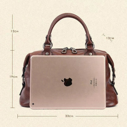 MOTAORA Genuine Leather Shoulder Bags For Women Handbags 2024 New Luxury Designer Vintage Lady Handbag Casual Tote Women's Bag