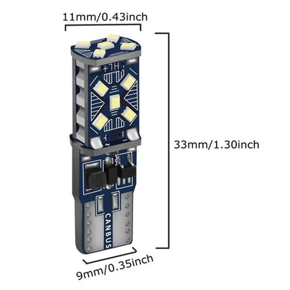 Bright 2PCS T10 W5W 194 198 158 New Super Bright Car LED Car Parking Lights WY5W 168 501 2825 Auto Wedge Turn Side Bulbs Car