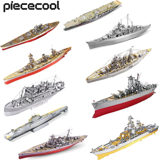 Premium Metal Battleship Model Kit.