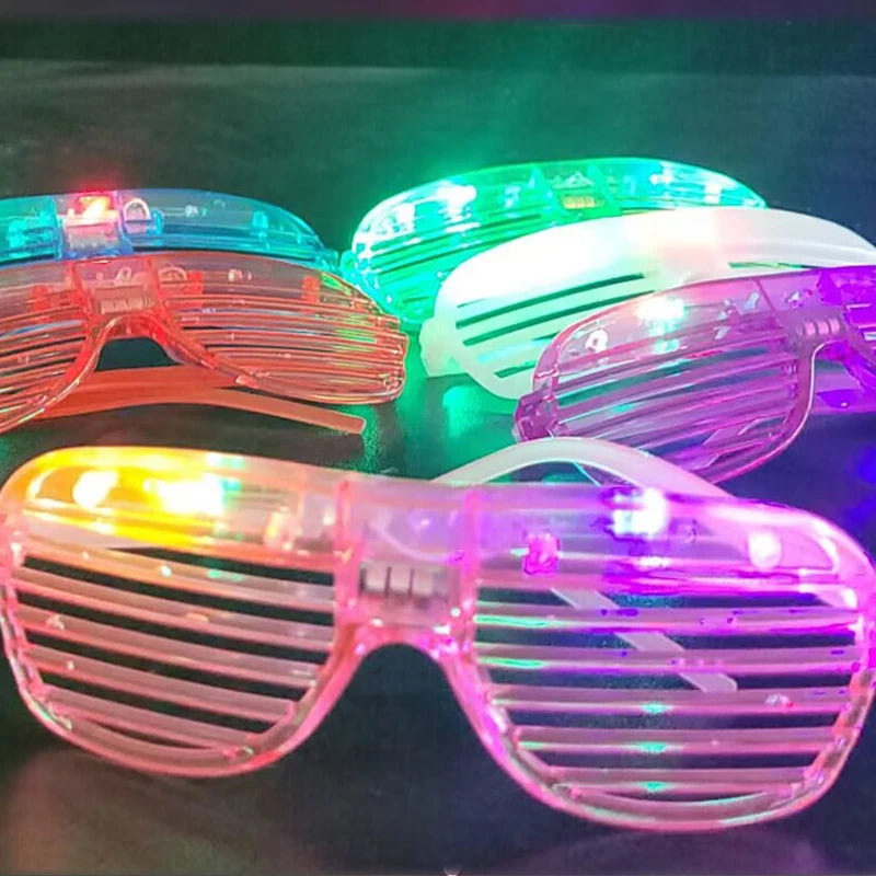 10/20/30/50 Pcs Glow in the Dark Led Glasses Light Up Sunglasses Party Favors Glow Glasses for Kids Adults Party Supplies