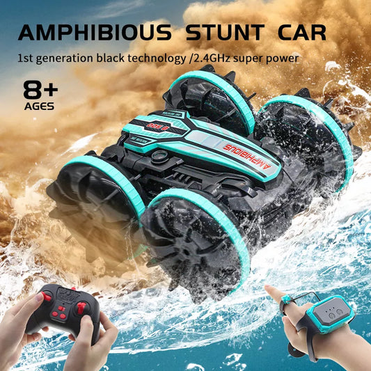 Amphibious RC Car Stunt Vehicle.