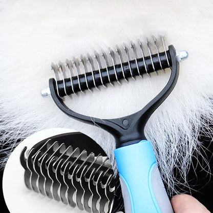 Pet Cat Hair Removal Comb Brush Dog Grooming Shedding Tools Puppy Hair Shedding Trimmer Pet Fur Trimming Dematting Deshedd Combs