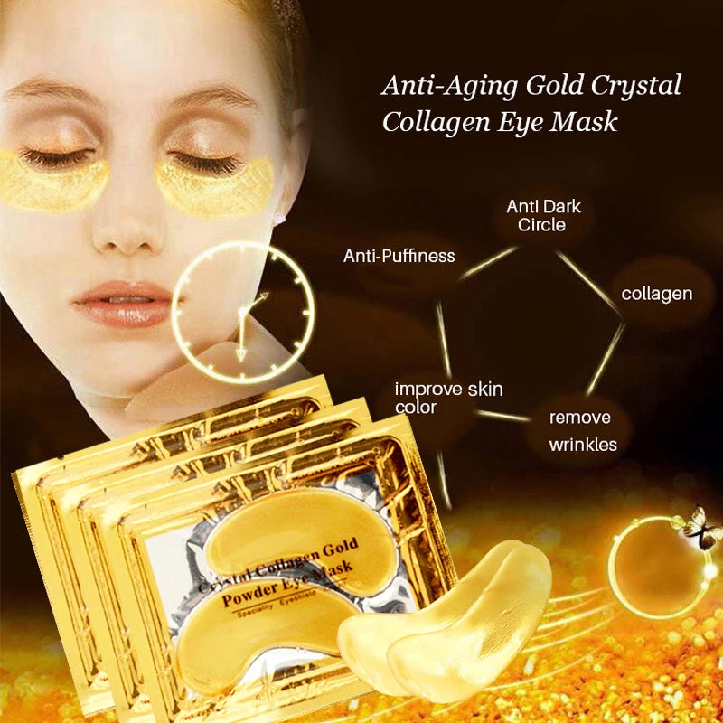 InniCare Crystal Collagen Gold Eye Mask - Anti Dark Circles & Beauty Patches