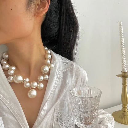 YANGLIUJIA Pearl Necklace - European & American Style Fashion