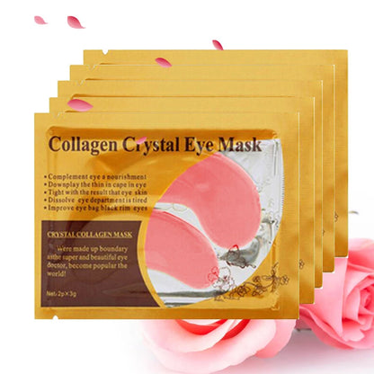 20Pcs=10Pairs Gold Collagen Crystal Eye Mask - Firming & Moisturizing