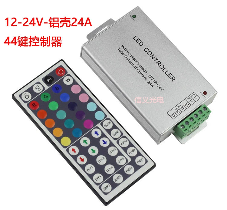 LED 44 Key Colorful Controller 12A 24A 5050 RGB Light Bar Colorful Module Light Box 12V Soft Light Belt