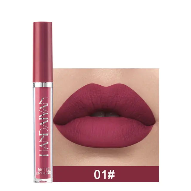 6PC Matte Velvet Lip Gloss Set.