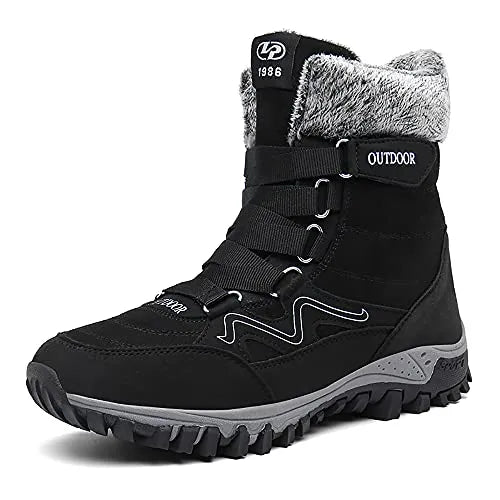 Winter Snow Boots: Lightweight, Anti-Slip, Warm Plush for Men & Women