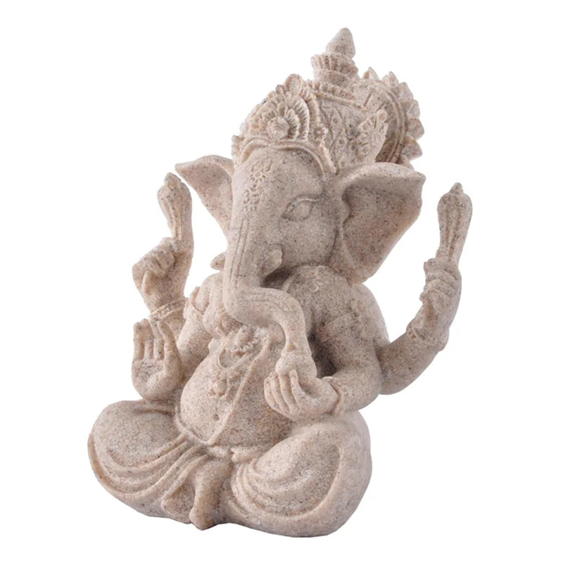 Sandstone Ganesha Sculpture.