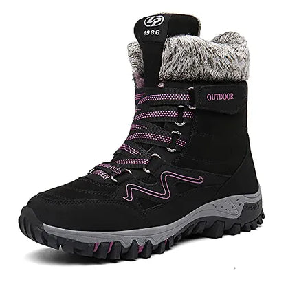 Winter Snow Boots: Lightweight, Anti-Slip, Warm Plush for Men & Women