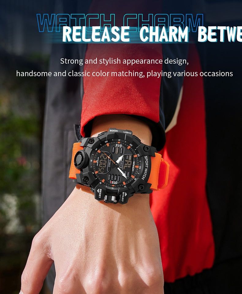 Stylish Transparent Waterproof Men's Watch.