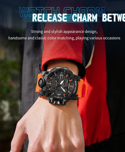 Stylish Transparent Waterproof Men's Watch.