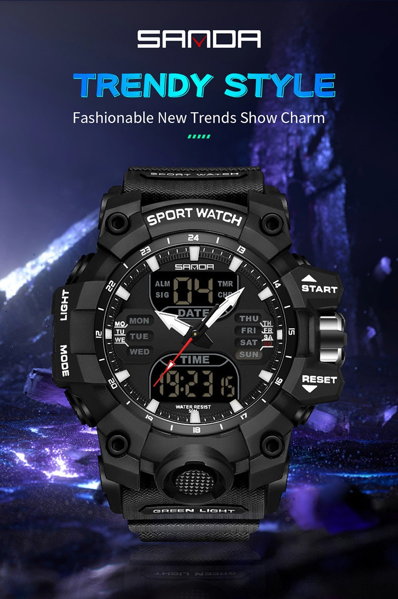 Stylish Transparent Waterproof Men's Watch.