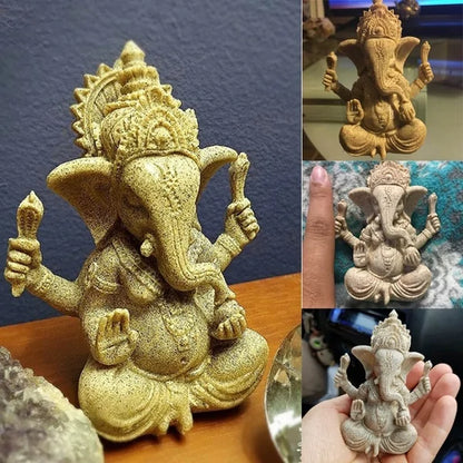 Sandstone Ganesha Sculpture.