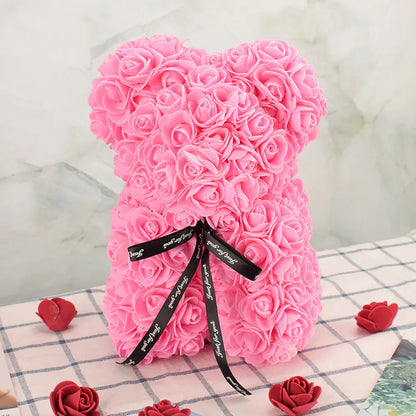 Artificial Flower Rose Bear.