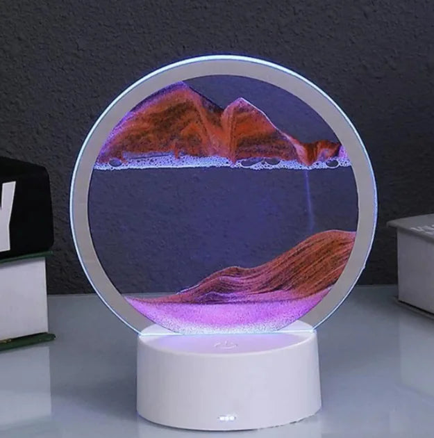 3D Night Light Decompression Desk Lamp.