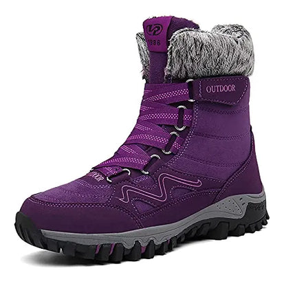 Winter Snow Boots: Lightweight, Anti-Slip, Warm Plush for Men & Women