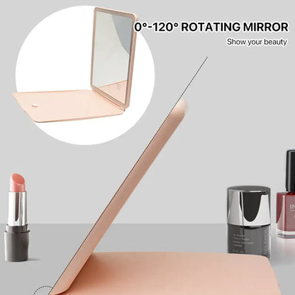 Intelligent Folding LED Makeup Mirror.