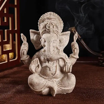 Sandstone Ganesha Sculpture.