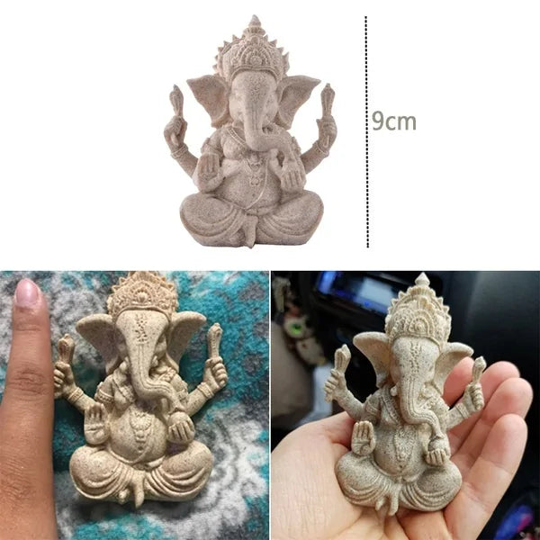 Sandstone Ganesha Sculpture.