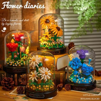 DIY Micro Flower Building Blocks.