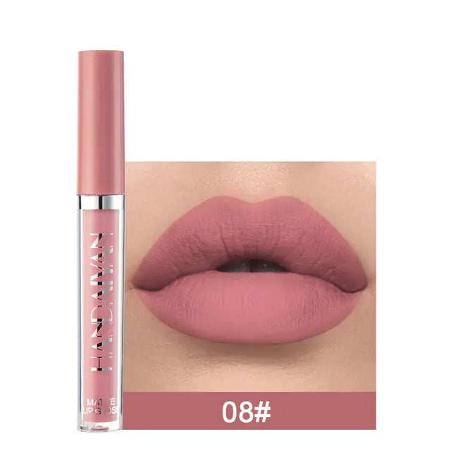 6PC Matte Velvet Lip Gloss Set.