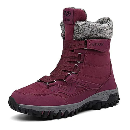 Winter Snow Boots: Lightweight, Anti-Slip, Warm Plush for Men & Women