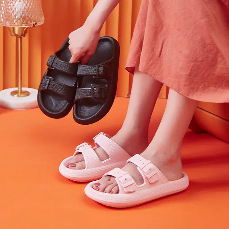 Thick Platform Cloud Slippers for Women