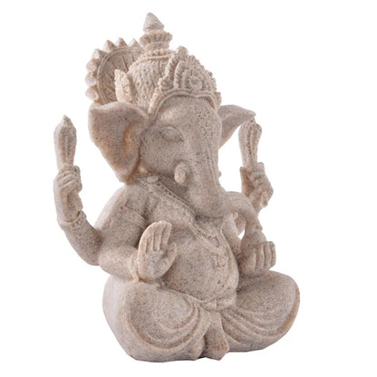 Sandstone Ganesha Sculpture.